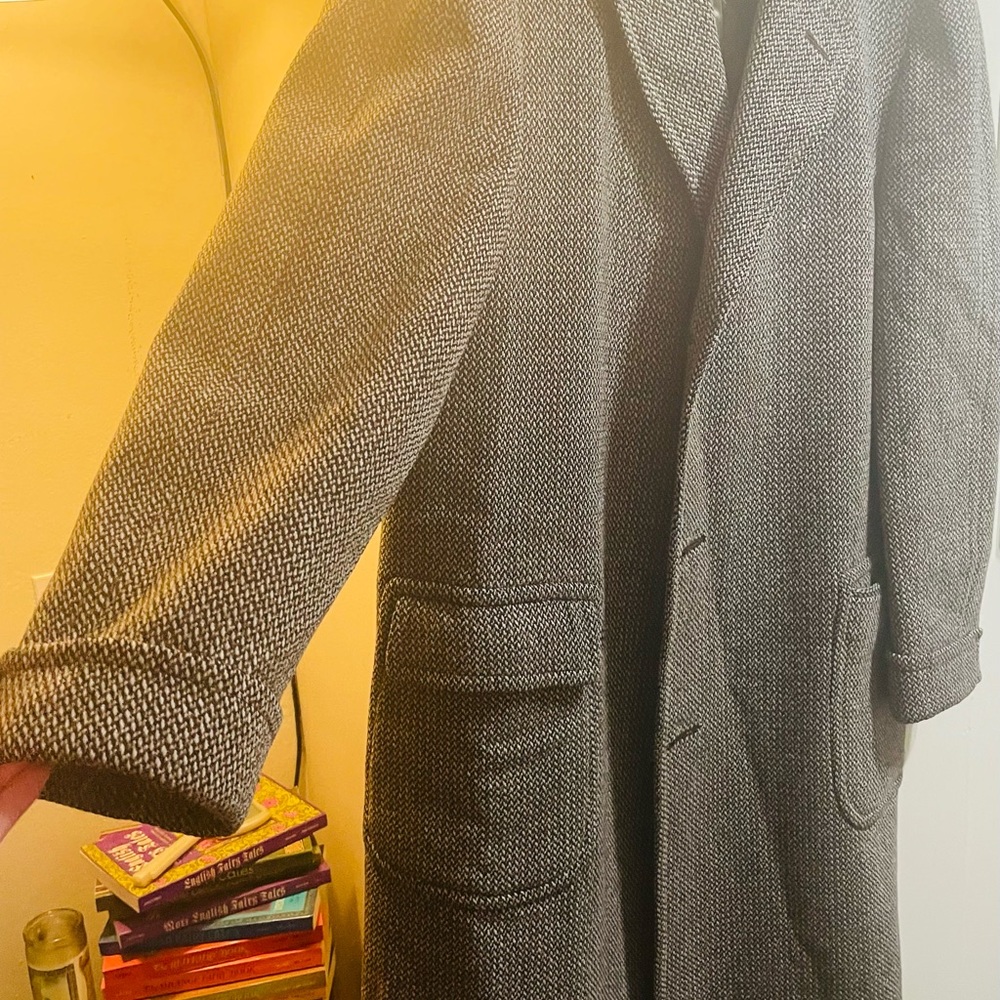 Vintage 60’s-70’s Wool Overcoat Trench Union Made.